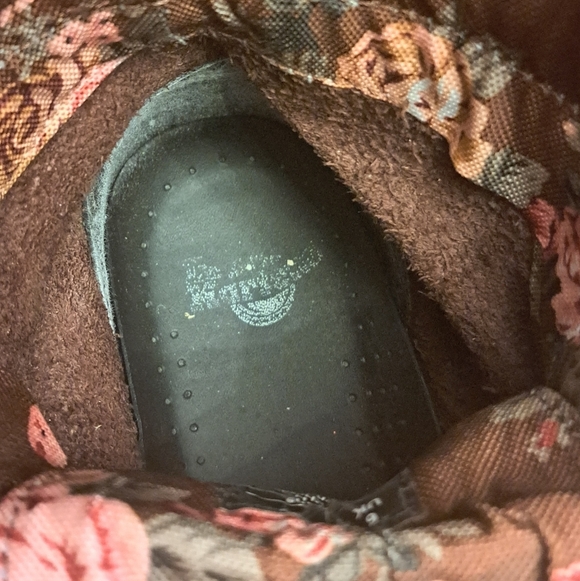 Aimilita Triumph Adjustable brown victorian flowers floral boots - Picture 3 of 7